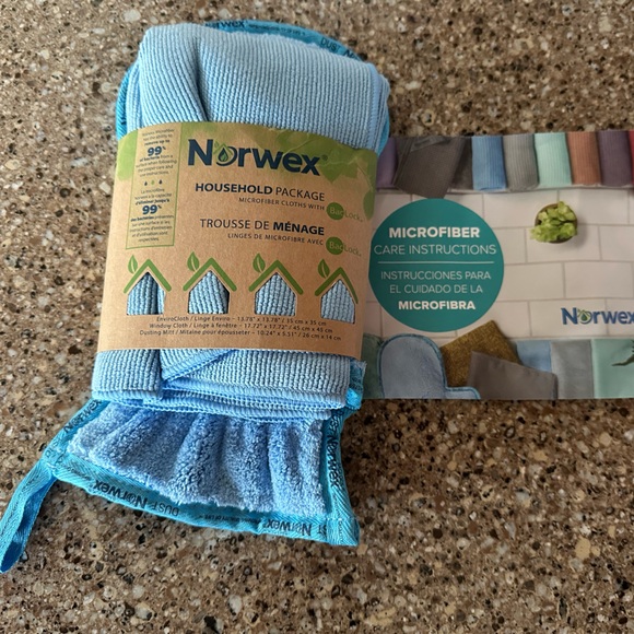 Norwex 3 Piece Household Package in Light Blue - Picture 1 of 11